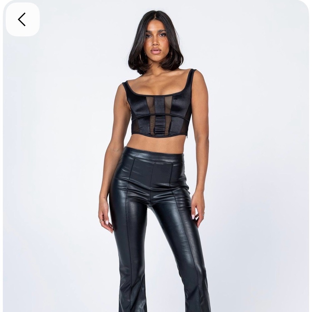 Princess Polly Mesh Paneled Corset Top